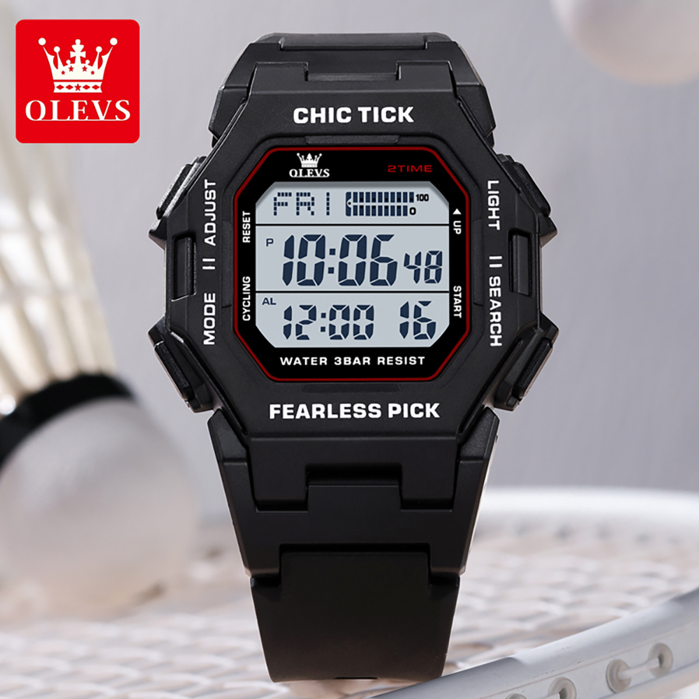 Relojes OLEVS 1119 para hombre - Luxury Watch With Rubber Strap reseña y precio