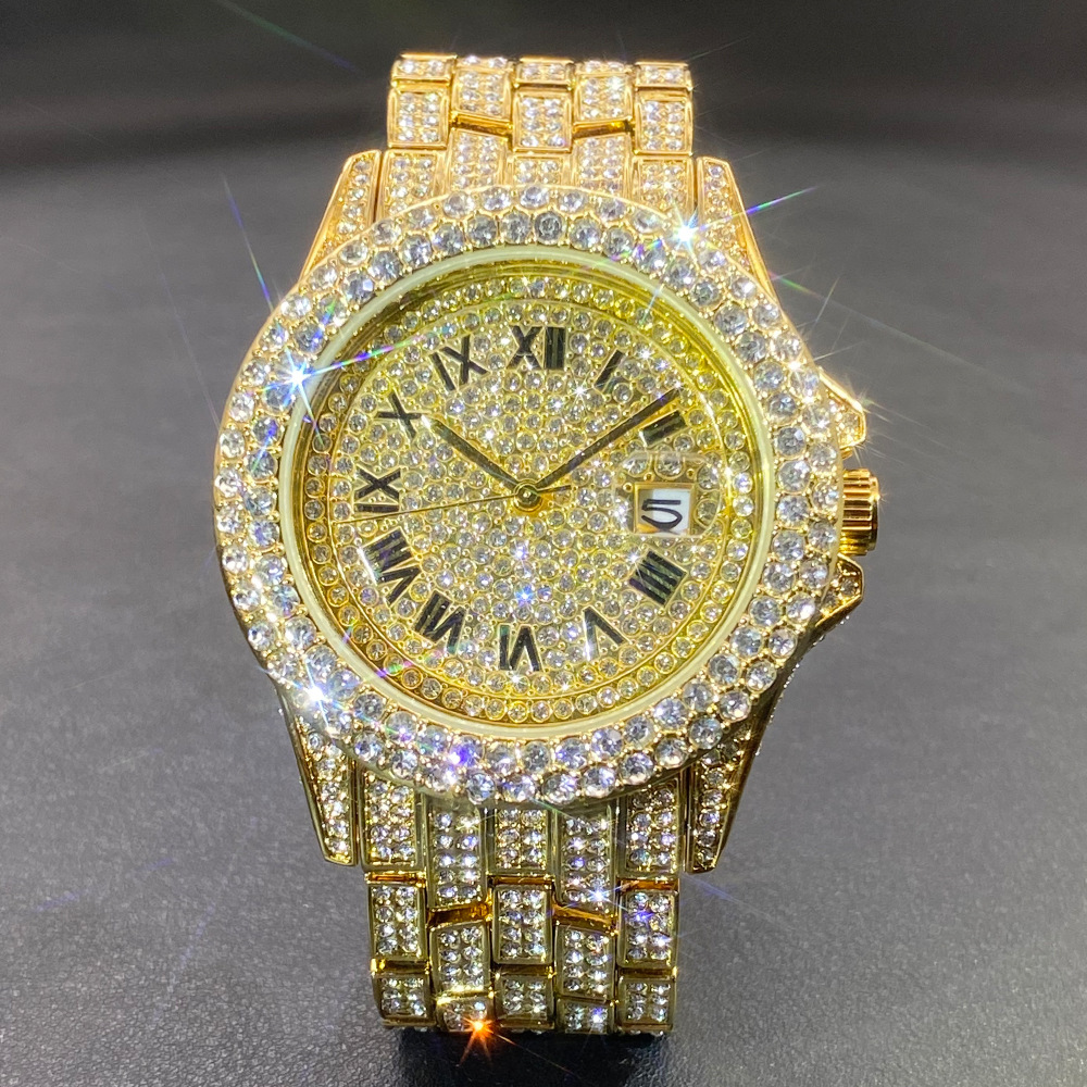 Reloj de Pulsera Grande Dorado - Luxury Watch Gold And Black reseña y precio