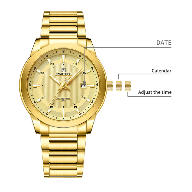 NAVIFORCE-relojes para hombre  - Luxury Watch Manufacturers reseña y precio