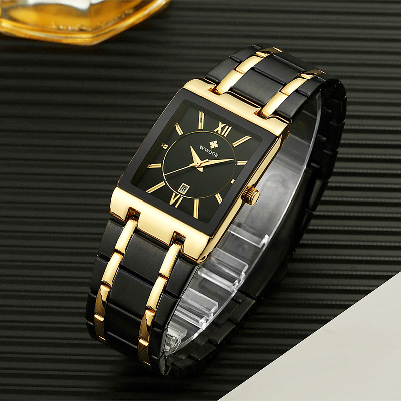 Marca WWOOR, pulsera de oro de - Luxury Watch Manufacturers reseña y precio