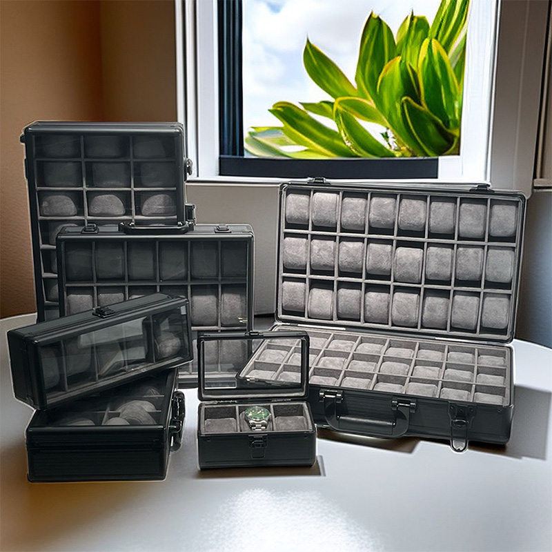 Pantalla de tragaluz, marco de - Luxury Watch Collection Box reseña y precio