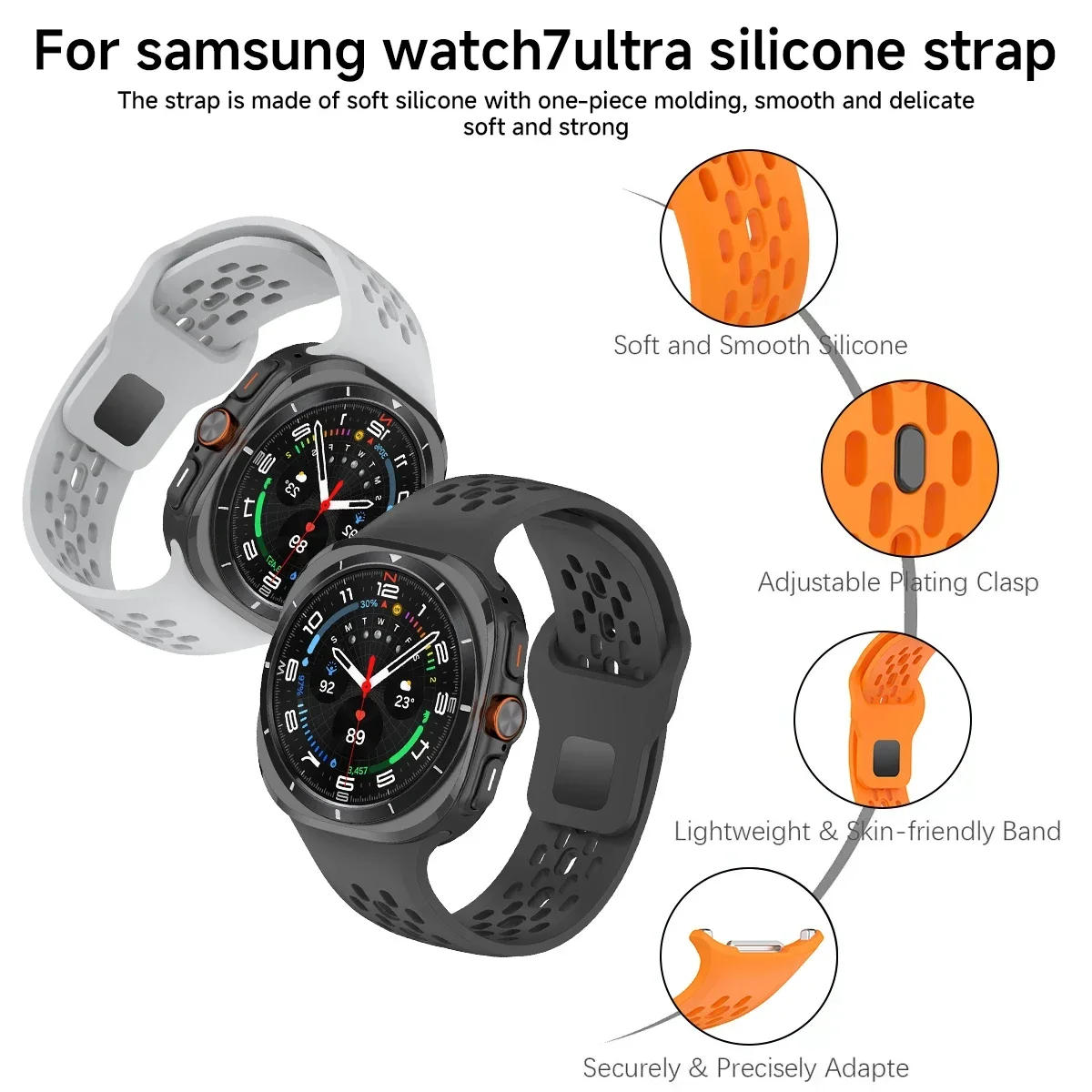 Para Samsung Galaxy Watch Ultr - Titanium Sport Watch reseña y precio