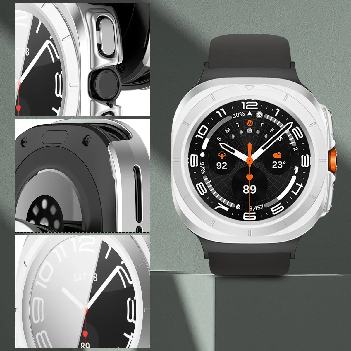Para Samsung Galaxy Watch Ultr - Titanium Sport Watch reseña y precio